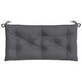Tuinbankkussens 2 stuks 100x50 cm Antraciet - 33% Korting