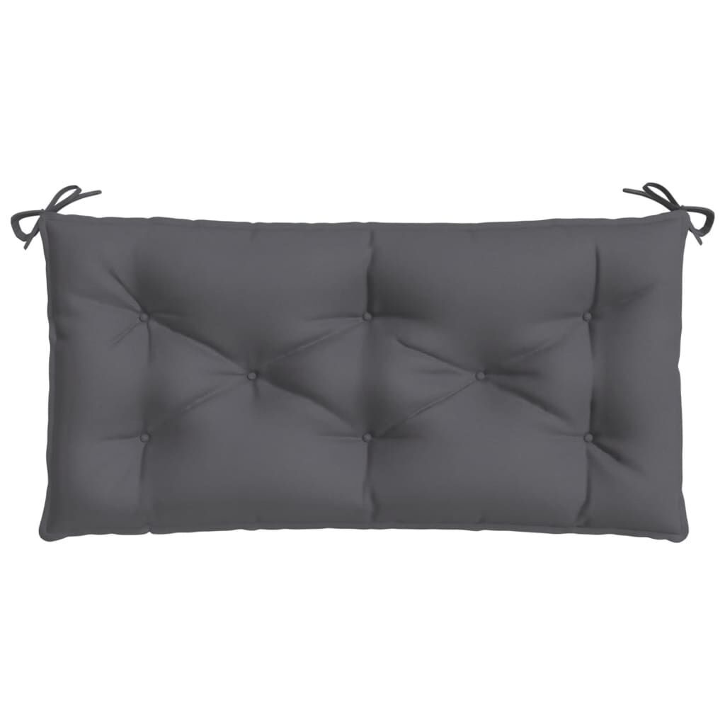 Tuinbankkussens 2 stuks 100x50 cm Antraciet - 33% Korting