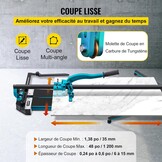 Handmatige Tegelsnijder 1200mm Blauw met Laser - 35% Korting