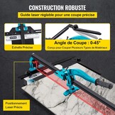 Handmatige Tegelsnijder 1200mm Blauw met Laser - 35% Korting