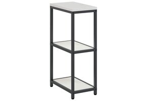 vidaXL Keukenplank HATTEM Wit 30x50x92cm Staal - 48% Korting