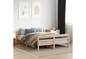 VidaXL Massief Grenen Houten Bedframe 120x200 cm - 47% Korting