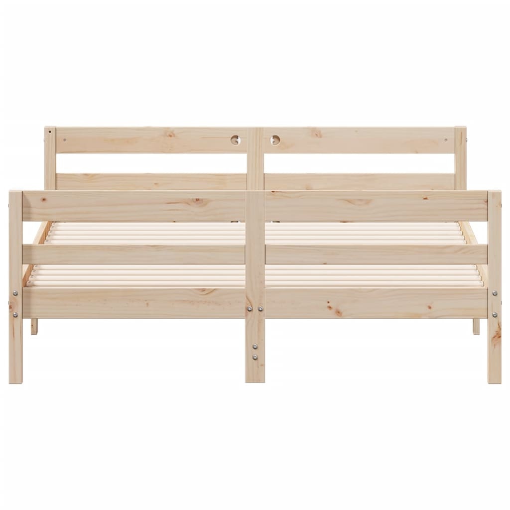 VidaXL Bedframe Grenenhout 120x200 cm - 35% Korting