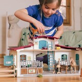 Paardenspeelset Manege met 3 paarden & Hannah/Lisa, 115-delig | 34% korting