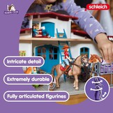 Paardenspeelset Manege met 3 paarden & Hannah/Lisa, 115-delig | 34% korting