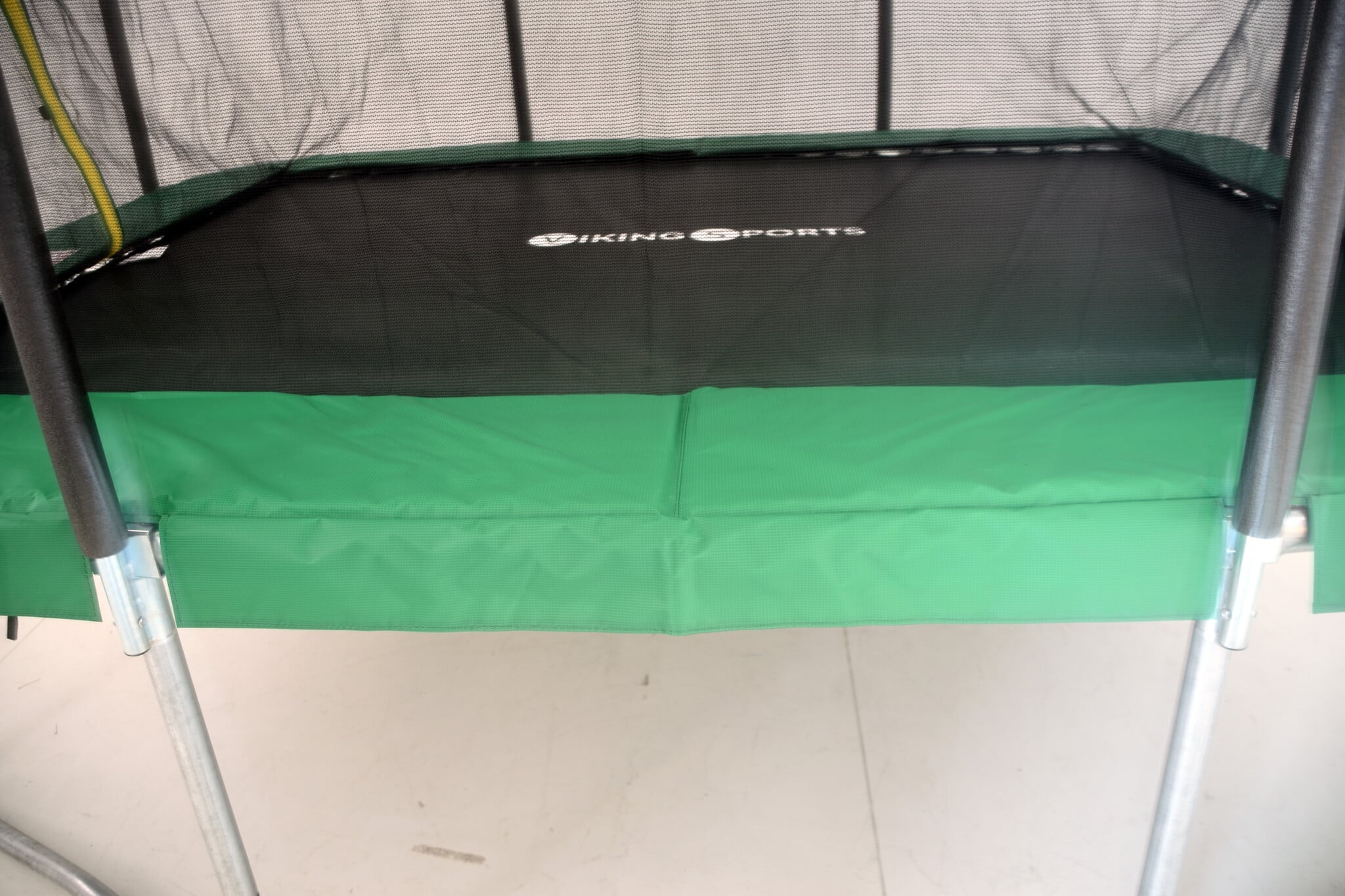 Trampoline Groen 318x253 cm met Veiligheidsnet & Korting - Max. 100 kg