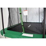 Trampoline Groen 318x253 cm met Veiligheidsnet & Korting - Max. 100 kg