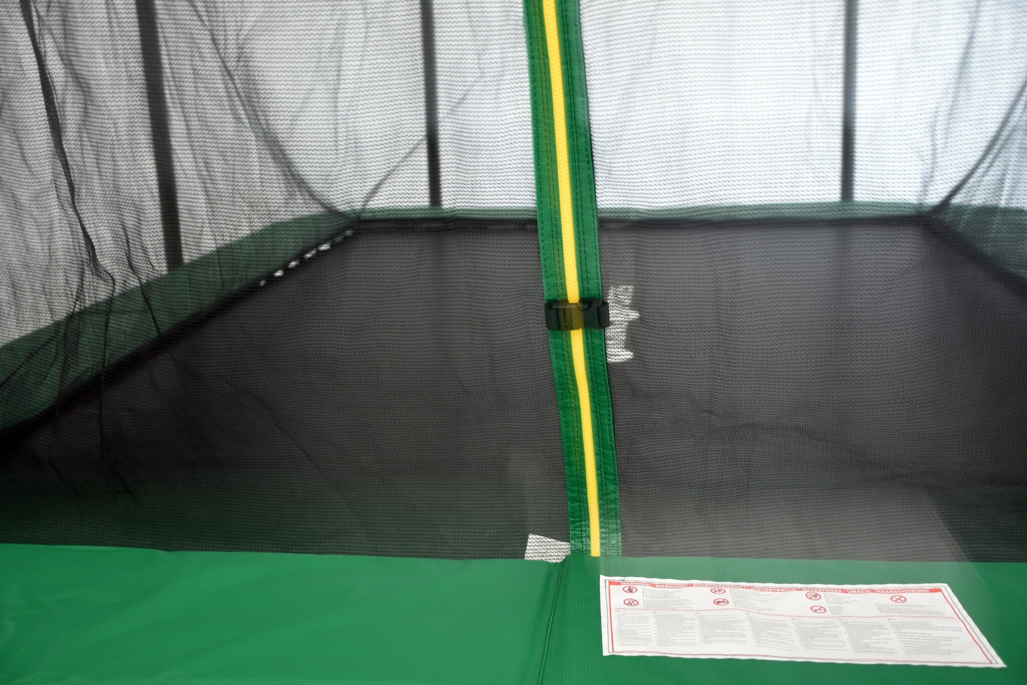 Trampoline Groen 318x253 cm met Veiligheidsnet & Korting - Max. 100 kg