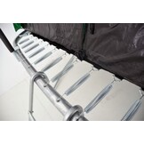 Trampoline Groen 318x253 cm met Veiligheidsnet & Korting - Max. 100 kg