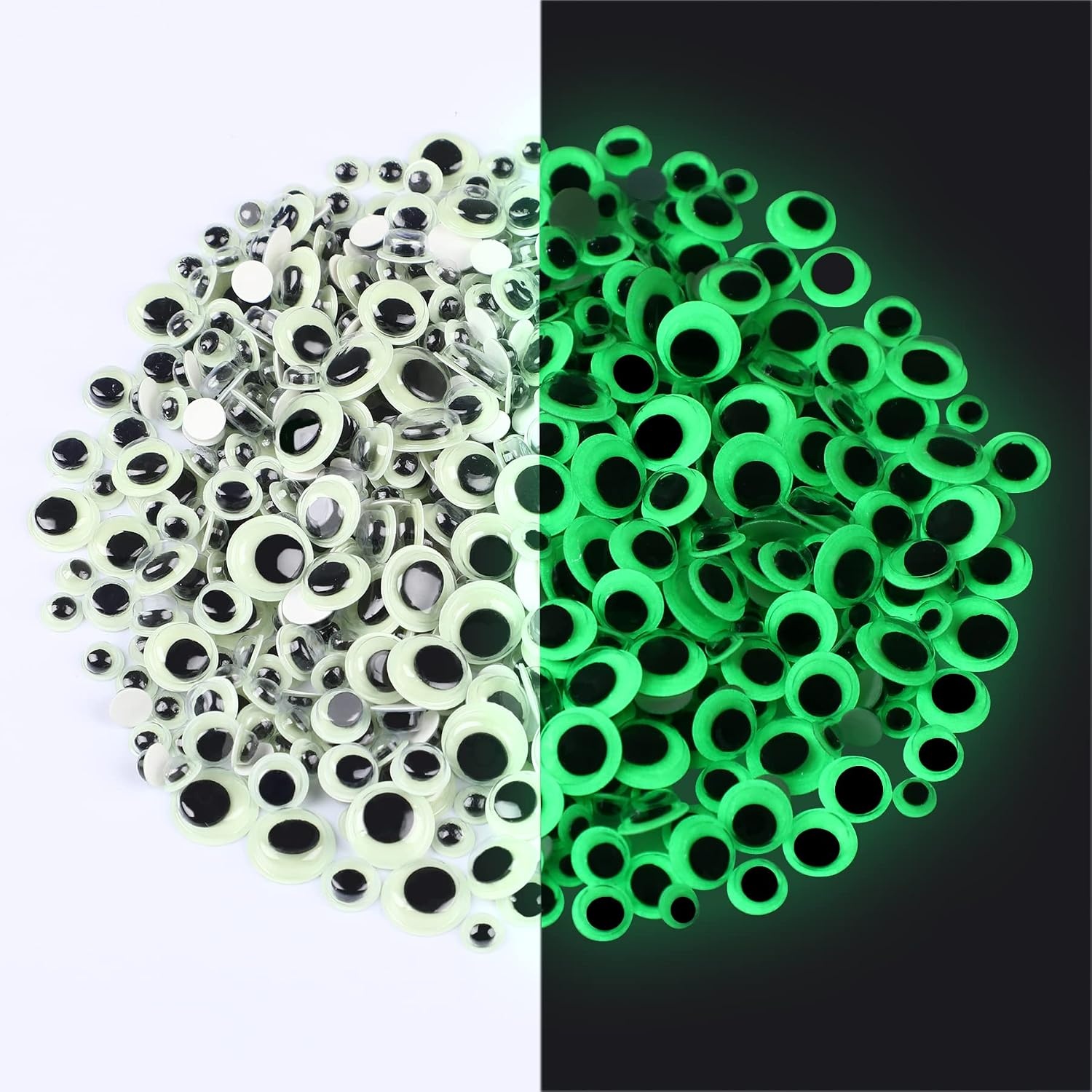 Lichtgevende Wiebelogen Zelfklevend (500 Stuks) - 77% Korting