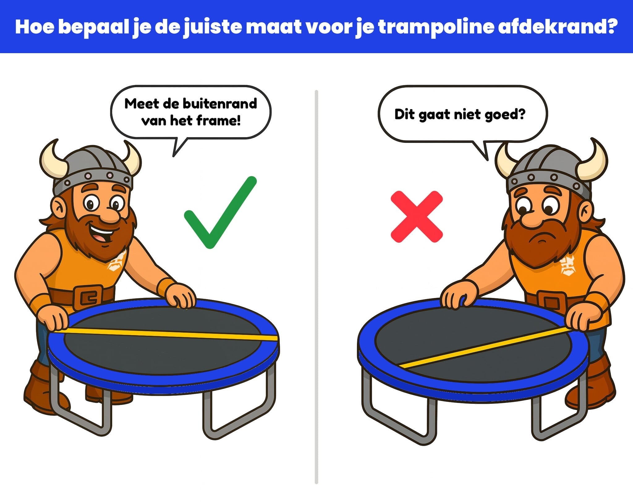 Trampoline Randafdekking 366 cm Groen - Veiligheid Eerst!
