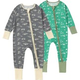Baby Romper 2-Pack 0-24m Lange Mouwen Bamboe Spandex 76% Korting