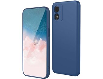 Blauw Hoesje voor Motorola Moto E13 - Flexibel Siliconen, Schokbestendig - 73% Korting