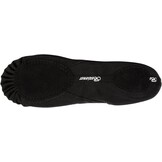 Kinder Balletschoenen Canvas Roze/Zwart EU 25-44 met Leren Zool