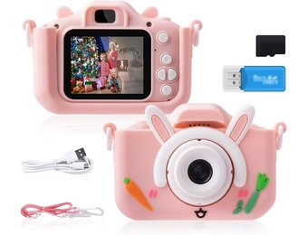 Digitale Kinder Camera Roze | 1080P HD | 32GB SD | 33% Korting