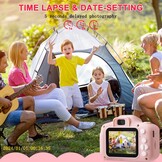 Digitale Kinder Camera Roze | 1080P HD | 32GB SD | 33% Korting