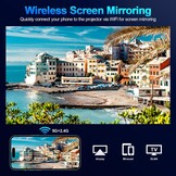 Draagbare Beamer Full HD 1080P 4K - 34% Korting