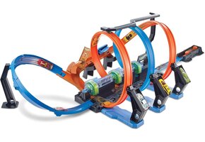 Hot Wheels Racebaan Spiraal Crash met 3 Loopings & 41% Korting