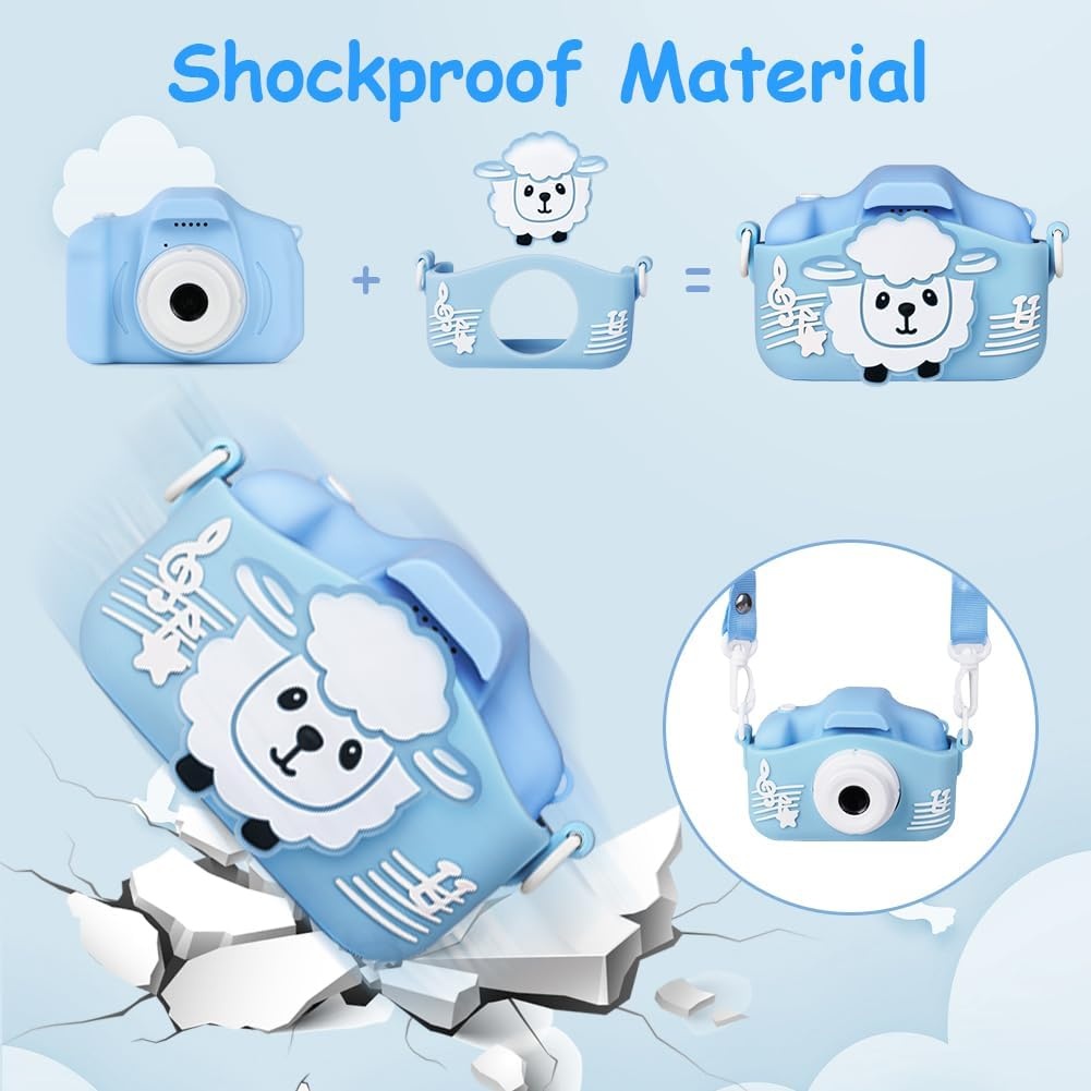 Blauwe Schaap Digitale Kindercamera | 32% Korting