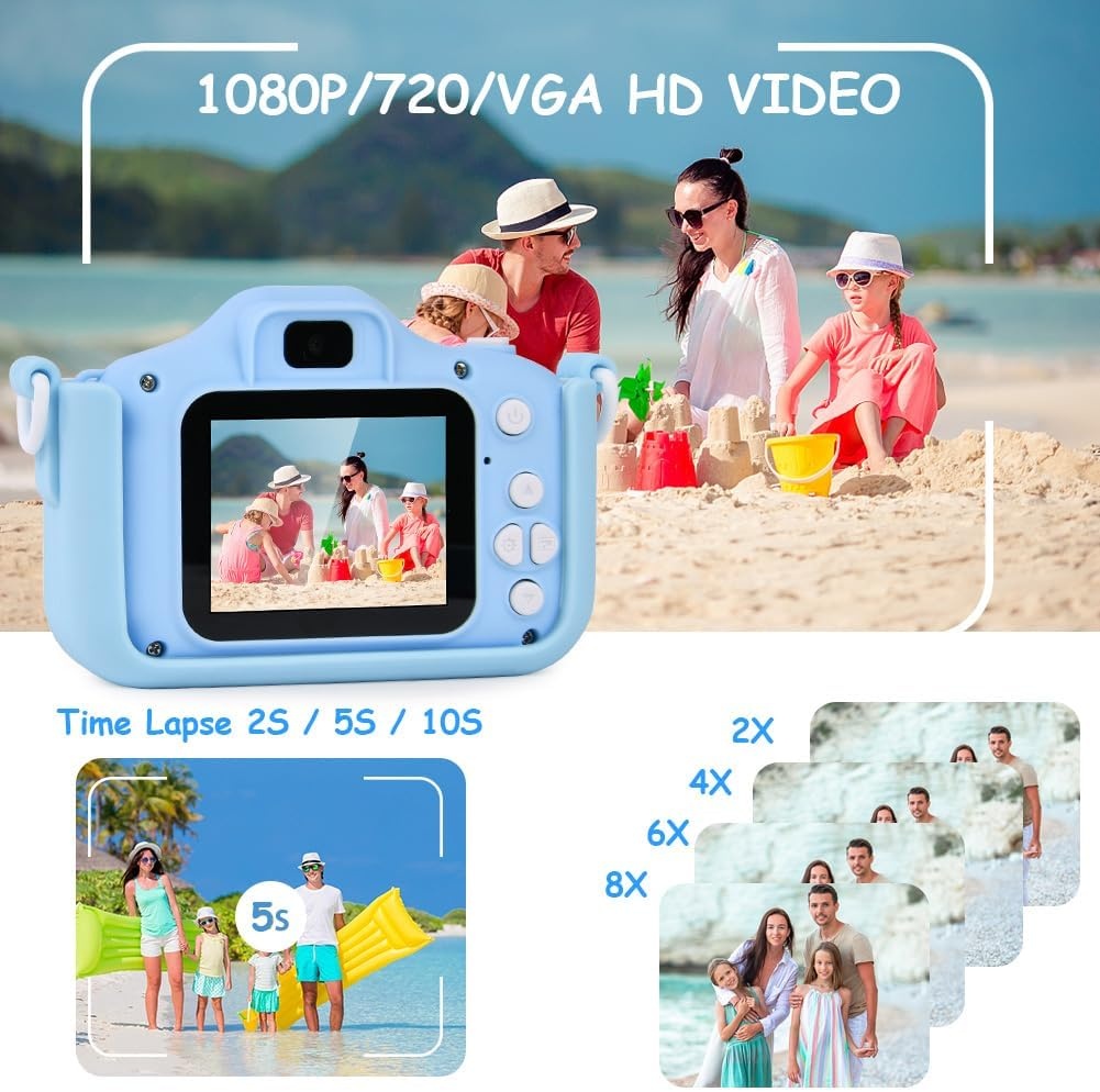 Blauwe Schaap Digitale Kindercamera | 32% Korting