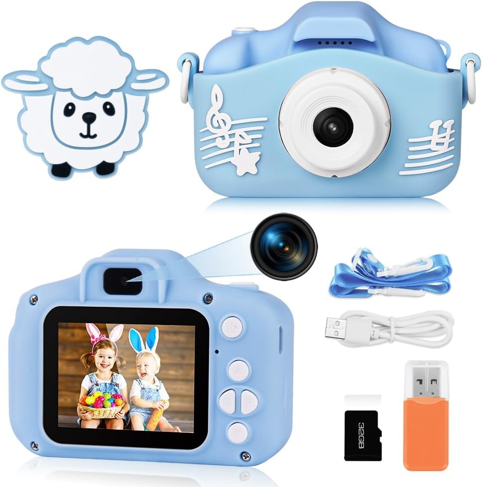 Blauwe Schaap Digitale Kindercamera | 32% Korting