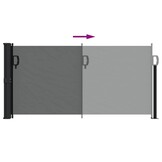 vidaXL Uittrekbaar Windscherm 100x300 cm Antraciet - 34% Korting