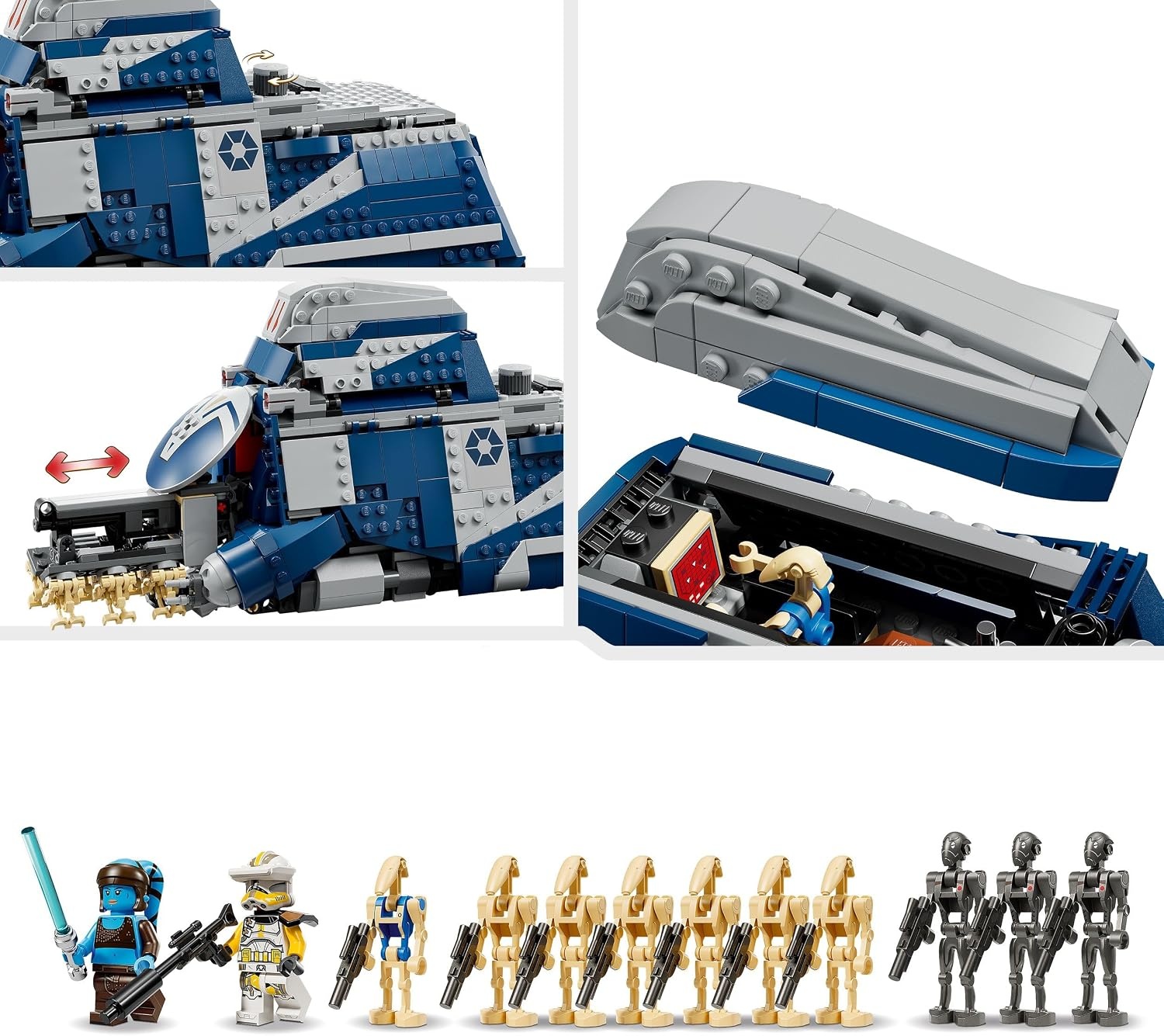 LEGO Star Wars Separatist MTT 75435 - 976 Delen - 59% Korting