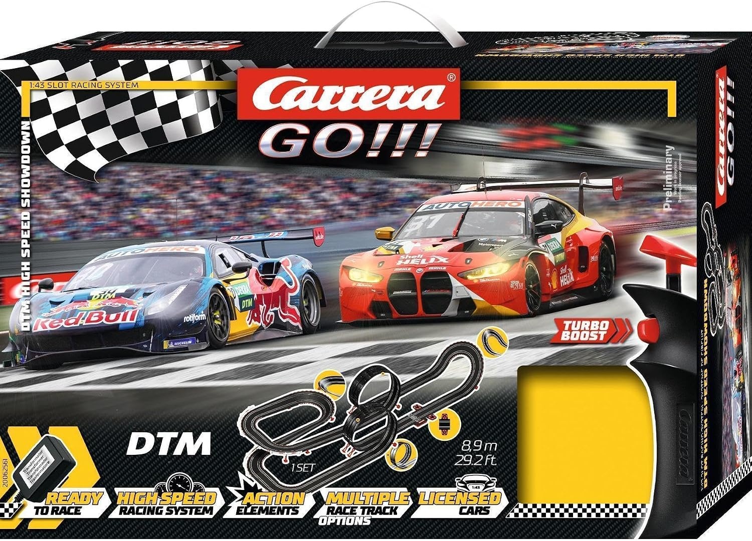Digitale Racebaan DTM High Speed 1:43 - 34% Korting