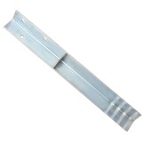 VidaXL Grondanker L-vormig 5x5x50 cm Gegalvaniseerd Staal (12 stuks, 30% korting)