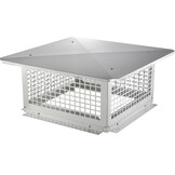 RVS Schoorsteenkap 582x582 mm - Weerbestendig & Roestvrij met 35% Korting