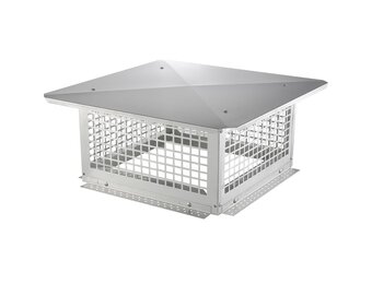 RVS Schoorsteenkap 582x582 mm - Weerbestendig & Roestvrij met 35% Korting