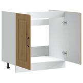 Spoelbakonderkast Kalmar 80cm Artisanaal Eiken - 35% Korting