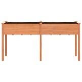 Plantenbak met Voering 161x45x76 cm Vurenhout Bruin - 34% Korting