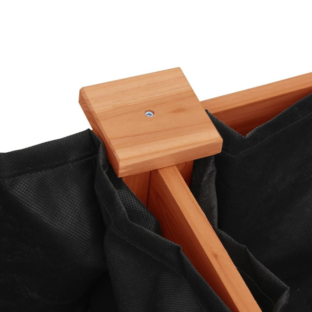Plantenbak met Voering 161x45x76 cm Vurenhout Bruin - 34% Korting