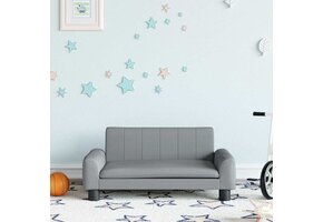 Kinderbank Stof Lichtgrijs 70x45x30 cm - 62% Korting