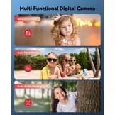 Digitale Kinder Camera Zwart - 48MP FHD - 16x Zoom - 32GB - 34% Korting