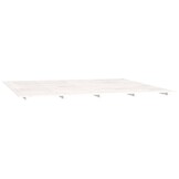 VidaXL Bedframe Grenenhout Wit 200x200 cm - 34% Korting