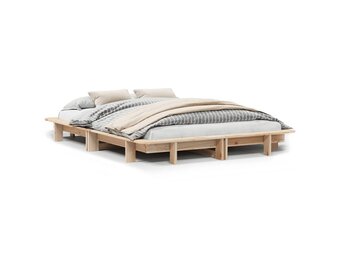 Massief Houten Bedframe Grenenhout 120x200 cm - 35% Korting