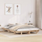 Massief Houten Bedframe Grenenhout 120x200 cm - 35% Korting