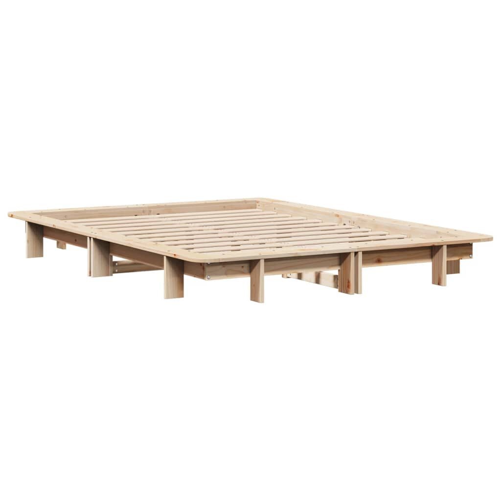Massief Houten Bedframe Grenenhout 120x200 cm - 35% Korting
