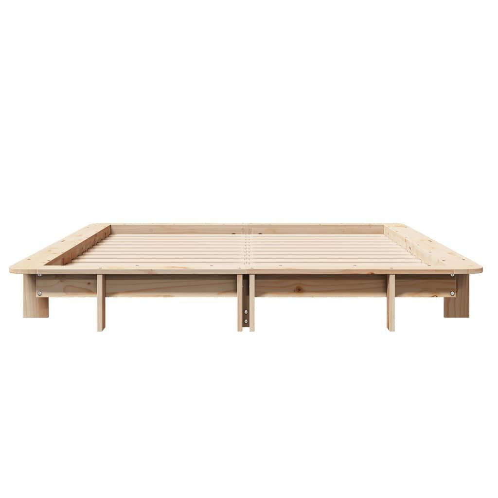 Massief Houten Bedframe Grenenhout 120x200 cm - 35% Korting
