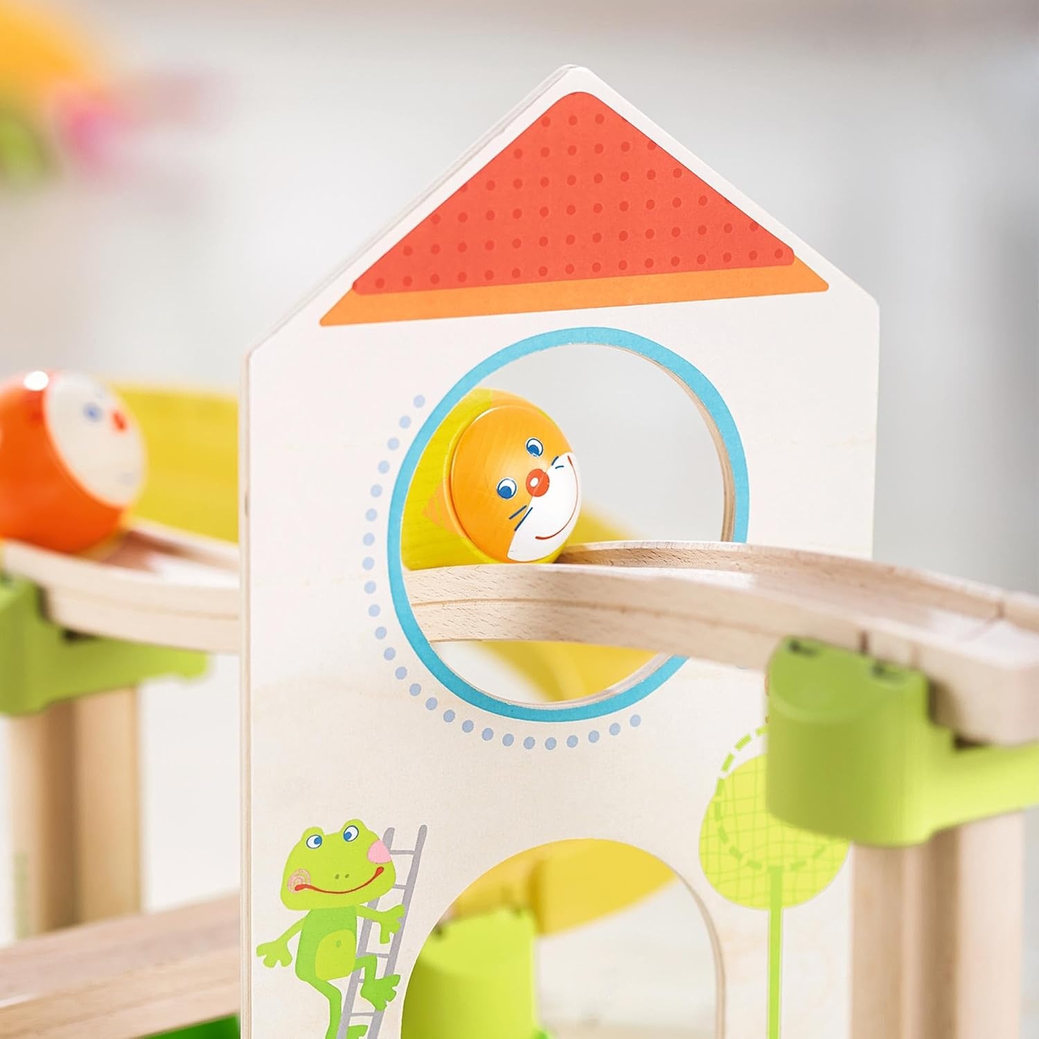 Houten Knikkerbaan Kullerbü Windmolenbaan | Multicolor | 34% Korting