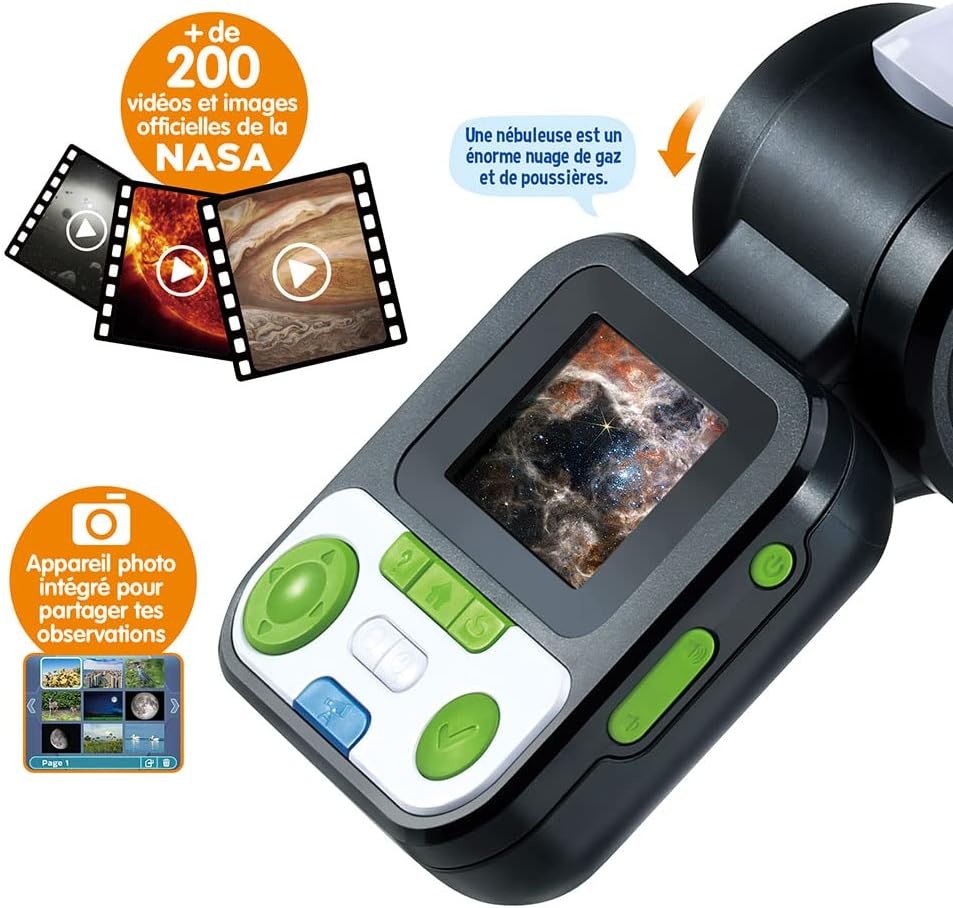 Interactieve Videotelescoop Kinderen 7+ | 110x Zoom, Kleurenscherm | 35% Korting