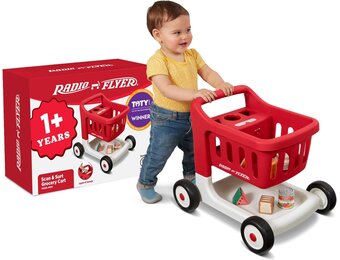 Loopwagen Baby Rood - Interactief Leerzaam Speelgoed 34% Korting