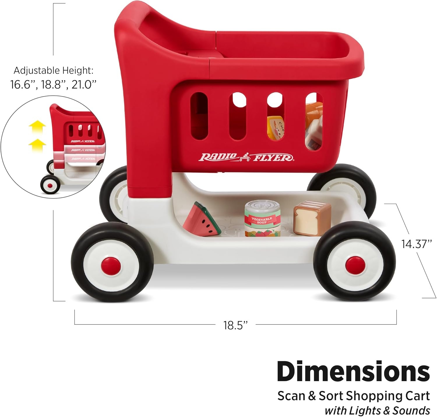 Loopwagen Baby Rood - Interactief Leerzaam Speelgoed 34% Korting