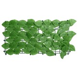 vidaXL Balkonscherm met Groene Bladeren 600x75 cm - 33% Korting