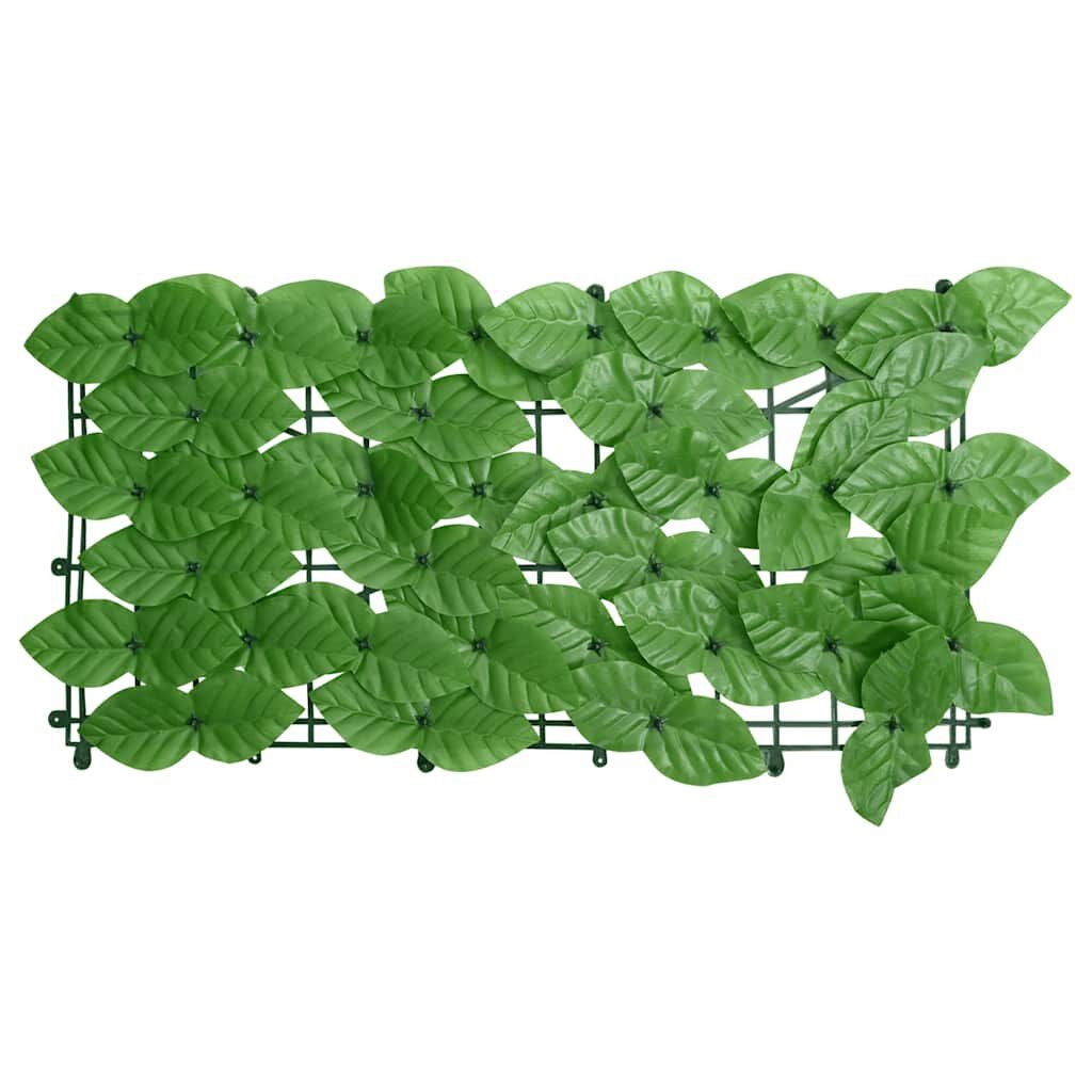 vidaXL Balkonscherm met Groene Bladeren 600x75 cm - 33% Korting