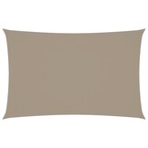 Rechthoekig Zonnescherm 2x5m Taupe Oxford Stof - 34% Korting