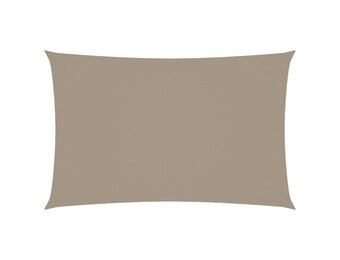 Rechthoekig Zonnescherm 2x5m Taupe Oxford Stof - 34% Korting