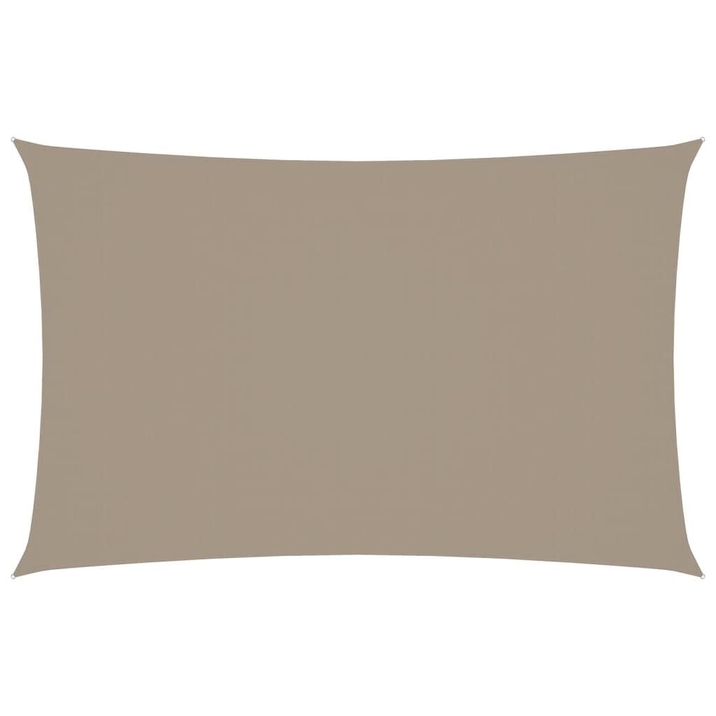 Rechthoekig Zonnescherm 2x5m Taupe Oxford Stof - 34% Korting